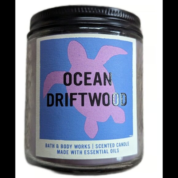 Bath & Body Works Other - Bath and Body Works OCEAN DRIFTWOOD Single Wick Candle